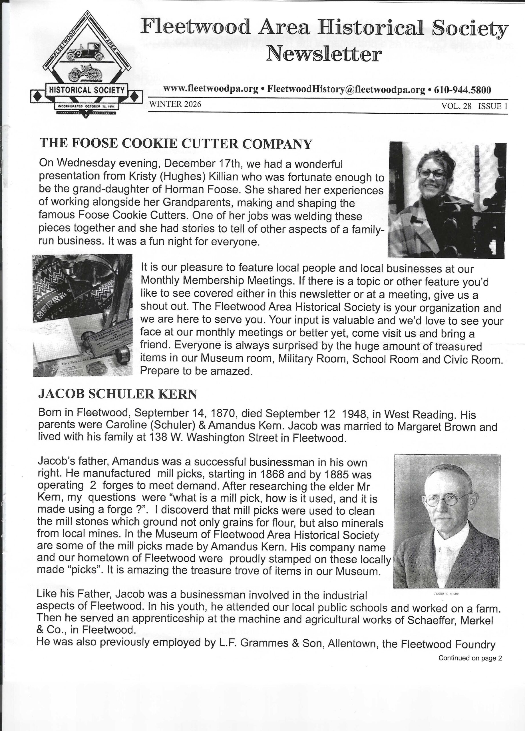 Winter newsletter 25-26