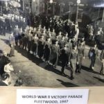 Parade of war veterans in Fleetwood PA