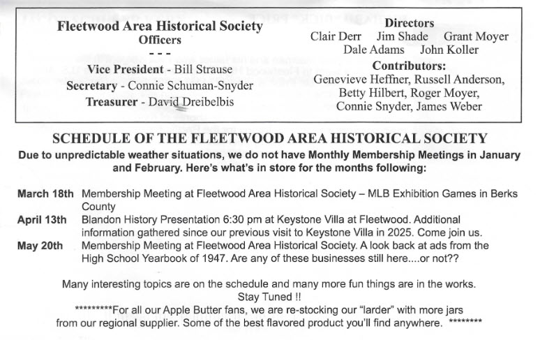 fall newsletter
